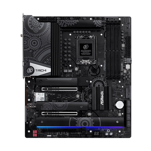 Asrock Z790 TAICHI LITE, Intel Z790, 1700, EATX, 4 DDR5, HDMI, 2 Thunderbolt, Wi-Fi 6E, 2.5G & GB LAN, PCIe5, RGB, 5x M.2-Motherboards-Gigante Computers