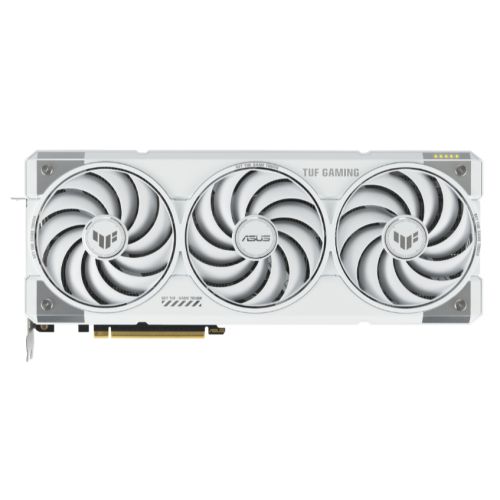 Asus TUF GAMING RTX5070 Ti OC White, PCIe5, 16GB DDR7, 2 HDMI, 3 DP, 2610MHz Clock, RGB Lighting, Overclocked-Graphics Cards-Gigante Computers