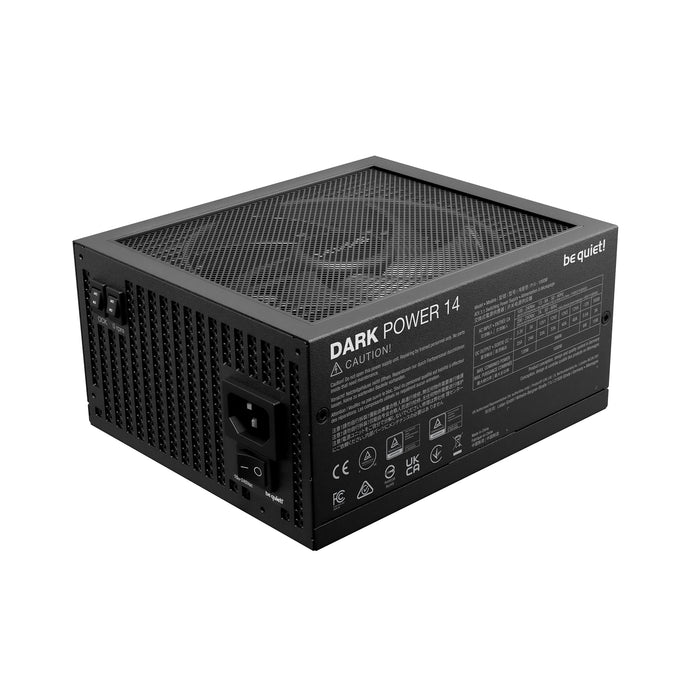 Be Quiet! 1200W Dark Power 14 PSU, Fully Modular, 80+/Cybenetics Titanium, Active/Semi-Passive Cooling, LLC Full-Bridge, ATX 3.1, PCIe 5.1-Power Supplies-Gigante Computers
