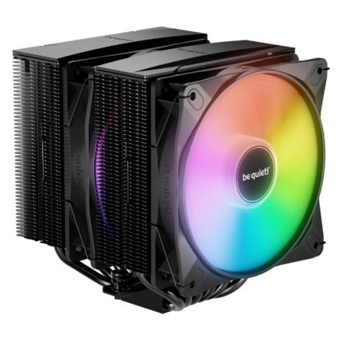 Be Quiet! BK043 Pure Rock Pro 3 LX Black ARGB Heatsink & Fan, Intel & AMD Sockets, 2x Light Wings LX ARGB Fans, 6 High-Performance Heatpipes, 250W TDP-CPU Coolers-Gigante Computers