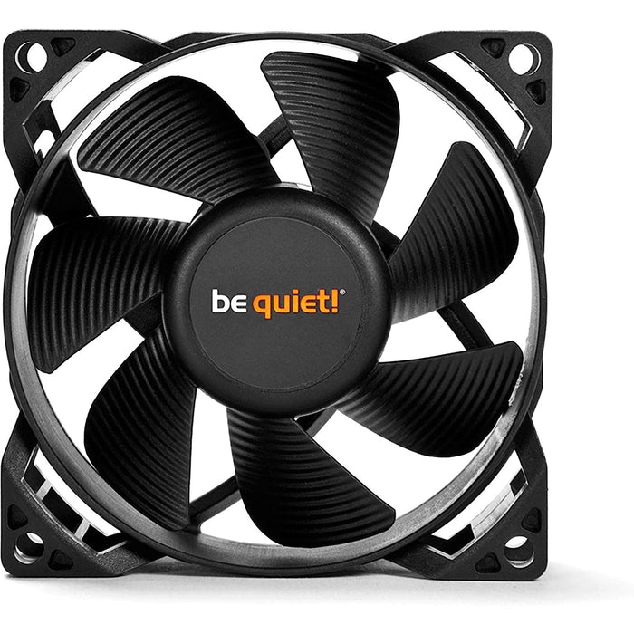 Be Quiet! BL044 Pure Wings 2 8cm Case Fan, Rifle Bearing, Black, Ultra Quiet-Case Fans-Gigante Computers