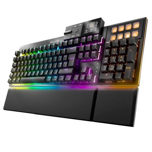 Be Quiet! Dark Mount Silent Tactile RGB Mechanical Modular Keyboard, Hot-Swappable Numpad & Media Dock, Customisable Display Keys, Sound-Proofing, Black-Keyboards-Gigante Computers