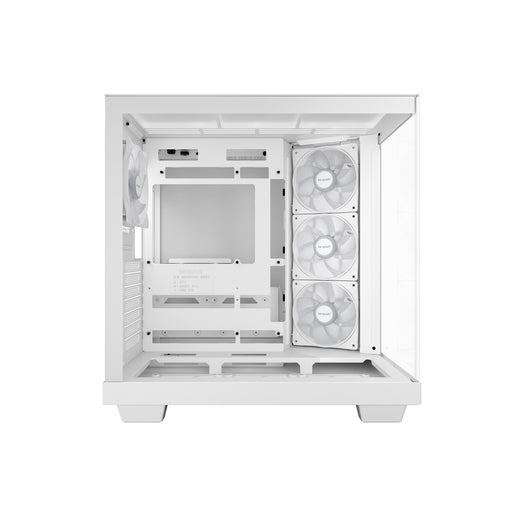 Be Quiet! Light Base 500 LX ARGB Gaming Case w/ Glass Front & Side, ATX, 4x ARGB Fans & ARGB Hub, USB-C 10Gbps, Asus BTF Compatible, White-Cases-Gigante Computers
