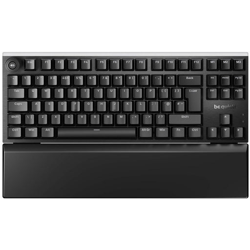 Be Quiet! Light Mount TKL Silent Linear ARGB Mechanical Keyboard, 3D Media Wheel, silent keystrokes, hot-swappable 5-pin MX-style switch socket-Keyboard-Gigante Computers