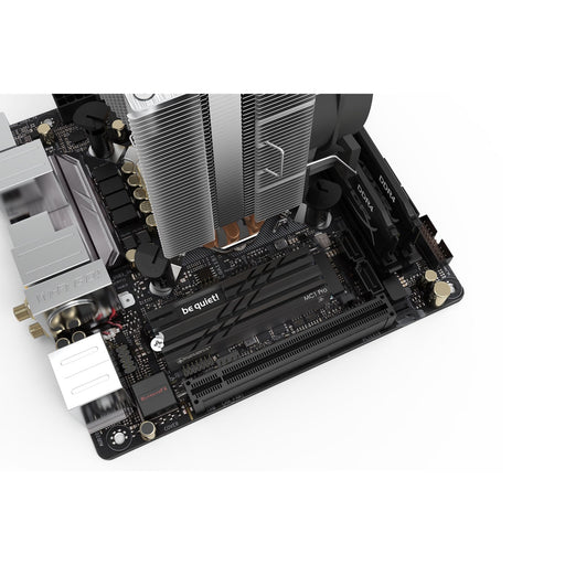 Be Quiet! MC1 PRO M.2 SSD Cooler w/ Integrated Heat Pipe, For Single & Double Sided M.2 2280 Modules-SSD Coolers-Gigante Computers