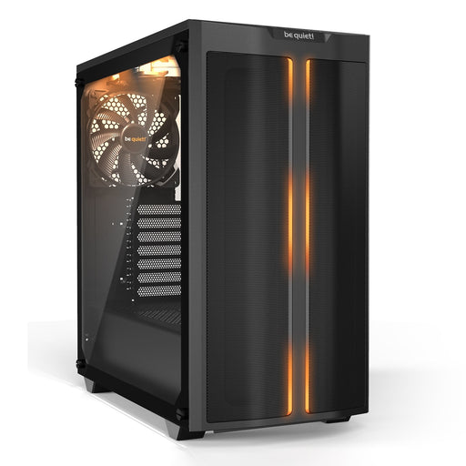 Be Quiet! Pure Base 500DX Gaming Case with Glass Window, ATX, No PSU, 3 x Pure Wings 2 Fans, ARGB Front Lighting, USB-C, Black-Cases-Gigante Computers
