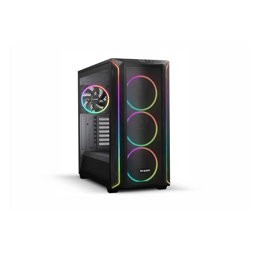 Be Quiet! Shadow Base 800 FX RGB Gaming Case w/ Glass Window, E-ATX, ARGB Front Strips & Controller, 4x ARGB Fans & Hub, Mesh Airflow, USB-C, Black-Cases-Gigante Computers