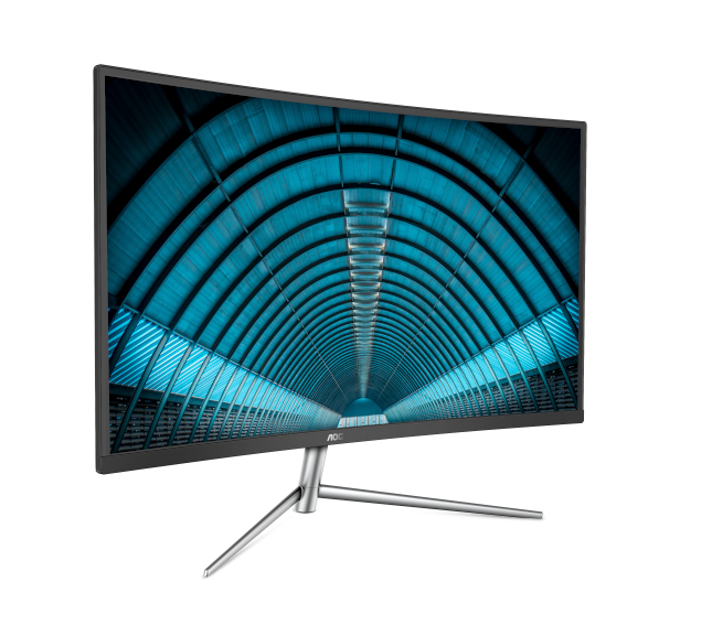 AOC C32 V1Q Curved 32" Monitor 1920 x 1080 1800R HDMI Display Port - Refurbished
