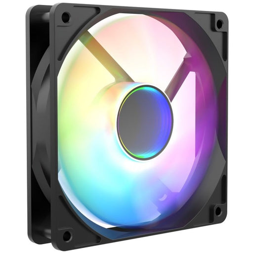 CIT Halo 120mm Infinity ARGB Black 4-Pin PWM High-Performance PC Cooling Fan with Addressable RGB Lighting and Superior Airflow-Fans-Gigante Computers