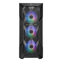 COOLER MASTER MasterBox TD500 Mesh V2 Case, Black, Mid Tower, 2 x USB 3.2 Gen 1 Type-A / 1 x USB 3.2 Gen 2 Type-C, Tool-Free Crystalline Tempered Glass Side Panel with Polygonal FineMesh Front Panel, 3 x CF120 Addressable RGB Fans Included with ARGB & Fan-Cases-Gigante Computers