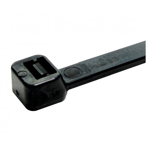 Cable Ties, 100mm x 2.5mm, Black, Pack of 100-Cable Ties-Gigante Computers