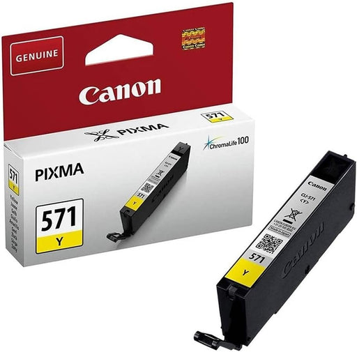 Canon CLI-571Y Yellow Ink Cartridge-Ink Cartridges-Gigante Computers