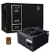 CiT 600W ATX Power Supply, 80+ Efficiency, 120mm Silent Fan, Active PFC, PCIe, SATA & Molex Connectors, Black PSU for Gaming & Desktop PC-Power Supplies-Gigante Computers