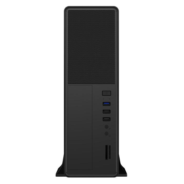 CiT S014B Micro ATX 2 x USB 2.0 / 1 x USB 3.0 Slimline Black Case with 300W PSU-Cases-Gigante Computers