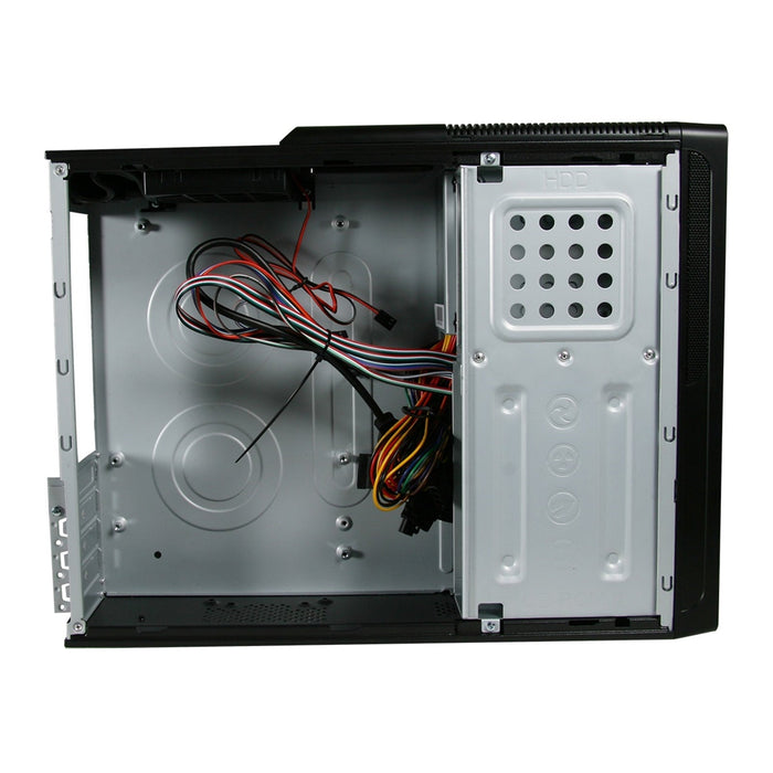 CiT S014B Micro ATX 2 x USB 2.0 / 1 x USB 3.0 Slimline Black Case with 300W PSU-Cases-Gigante Computers