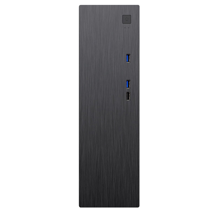 CiT S506 Case, Home & Business, Black, Slim Desktop Chassis, 2 x USB 3.0 / 1 x USB 2.0, Full Tool-Less Design, Micro ATX, Mini-ITX, TFX PSU Form Factor Required-Cases-Gigante Computers