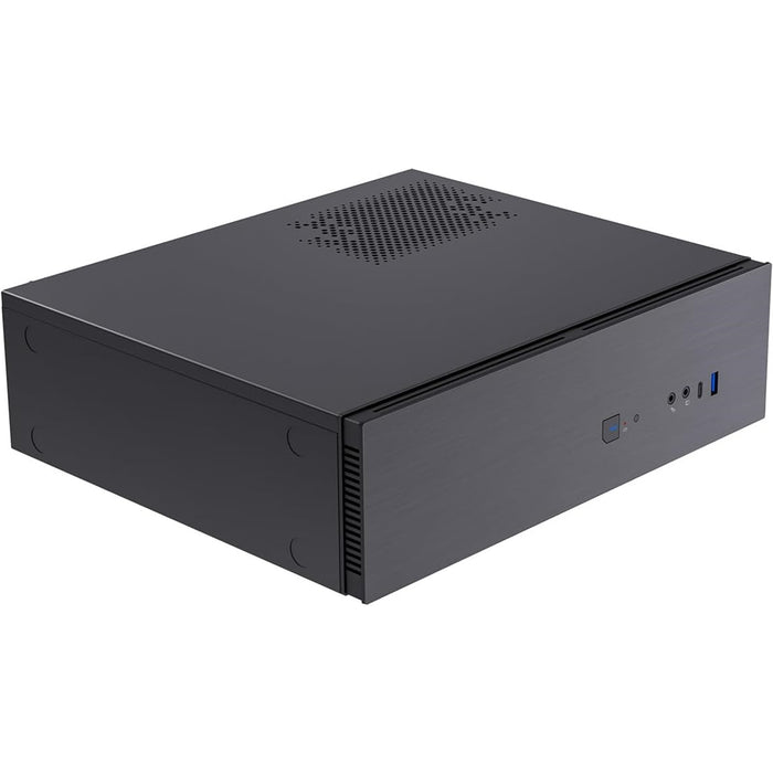 CiT S8i SFF Micro-ATX PC Case - 8.3L Compact Desktop Chassis, Brushed Front, 1 x 80mm Fan, 2 x USB 3.0, TFX PSU Support, Black-Cases-Gigante Computers