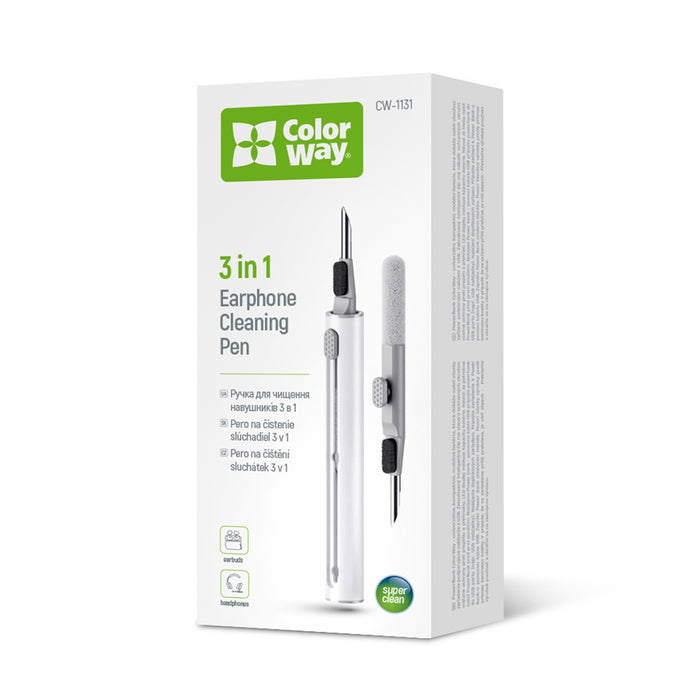 ColorWay 3-in-1 Headphone Cleaning pen-Cleaning Products-Gigante Computers