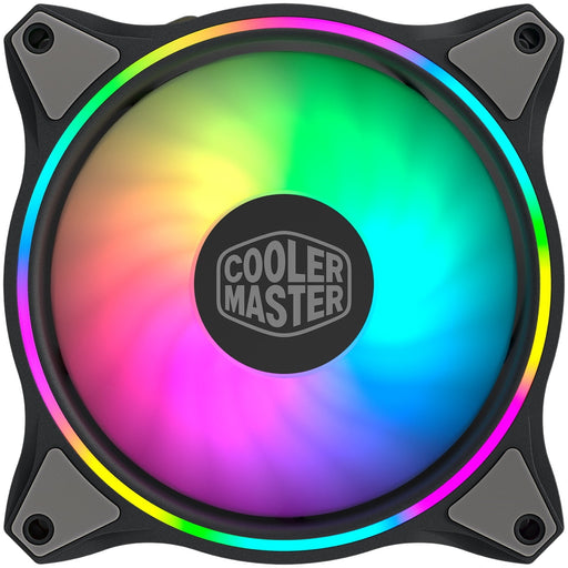 Cooler Master MasterFan MF120 Halo Addressable RGB 3 Fan Pack with ARGB Controller-Case Fans-Gigante Computers