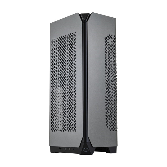 Cooler Master Ncore 100 Max Case in Dark Grey - An ITX Marvel with Open-Frame Design, Custom 120mm Radiator, and V SFX Gold 850W ATX 3.0 PSU for Optimal Airflow and High-Performance Builds, Equipped with 2x USB 3.2 Gen1 Type A, 1x USB 3.2 Gen2 Type C-Cases-Gigante Computers