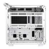 Cooler Master Qube 500 Flatpack, White, Modular Mid-Tower w/ Tempered Glass Window, E-ATX/ATX/MicroATX/Mini-ITX-Cases-Gigante Computers