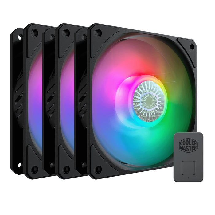 Cooler Master SickleFlow 120 ARGB Addressable RGB 3 Fan Pack with ARGB Controller-Case Fans-Gigante Computers