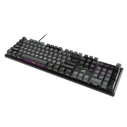 Corsair K70 CORE RGB Mechanical Gaming Keyboard, USB, Red Linear Switches, Sound Dampening, Rotary Dial, Grey Keycaps-Keyboards-Gigante Computers