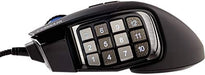 Corsair Scimitar RGB Elite Optical MOBA/MMO Gaming Mouse, 18000 DPI, 17 Programmable Buttons, Key Slider Control System, Black-Mice-Gigante Computers