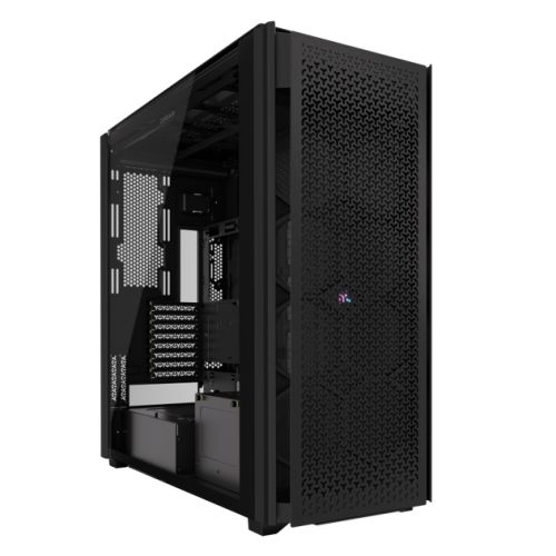 Corsair iCUE LINK 9000D RGB Airflow Gaming Case w/ Glass Side, E-ATX, Dual System, Up to 18 Fans, InfiniRail Fan Mounting, iCUE LINK Hub, USB-C, Asus BTF Compatible, Black-Cases-Gigante Computers