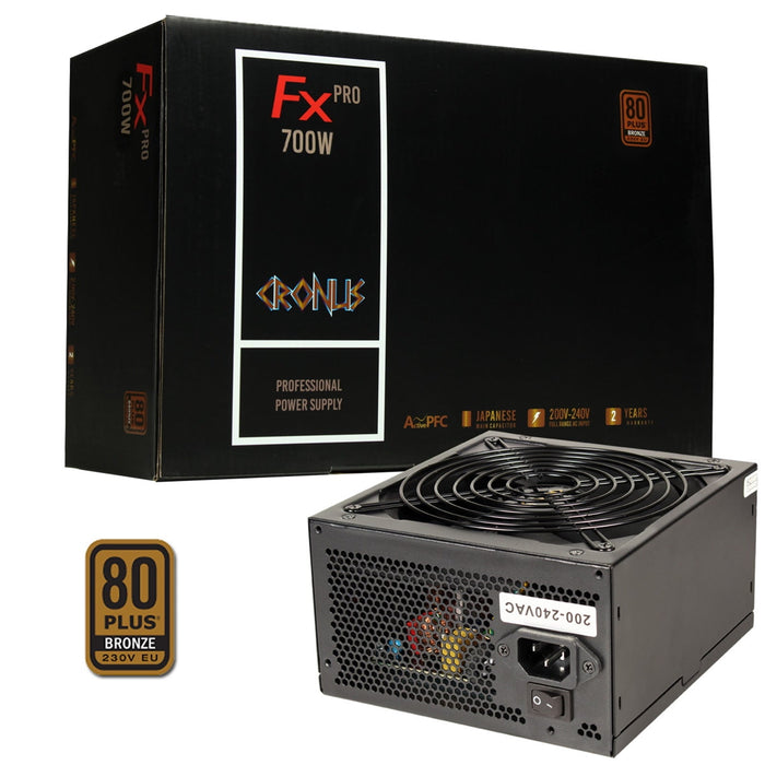 Cronus FX PRO 700W 140mm Silent Fan 80 PLUS Bronze PSU-PSUs-Gigante Computers