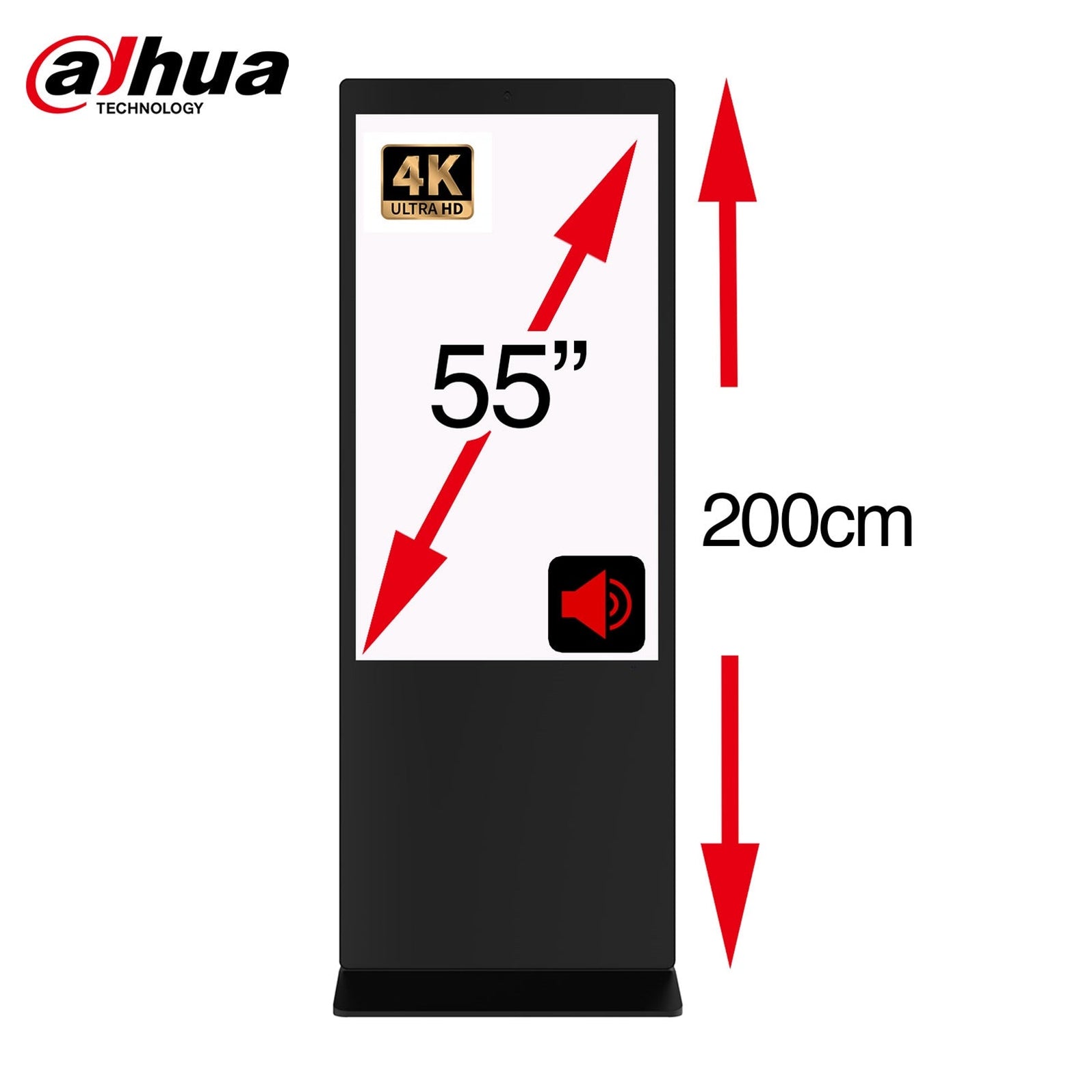 Dahua LDV55SAI400UM, 55Inch FloorStanding Digital Signage Display