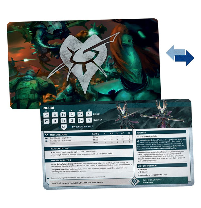 Datasheet Cards: Drukhari-Boxed Games & Models-Gigante Computers