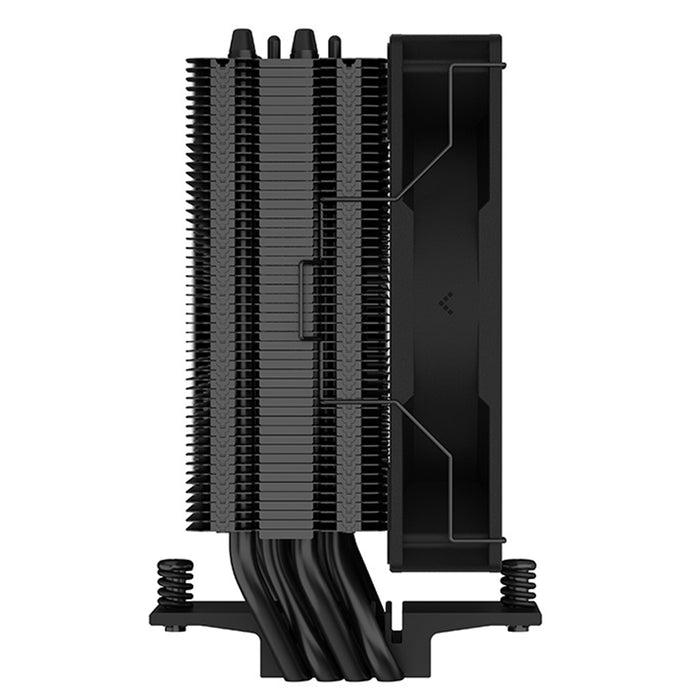 DeepCool AG400 Black ARGB V2 CPU Air Cooler, 120mm PWM Fan, 4 Direct Touch Heat Pipes, Addressable RGB, LGA1851/1700/1200, AM5/AM4 Compatible, High-Performance Single Tower Cooler-CPU Fans & Paste-Gigante Computers