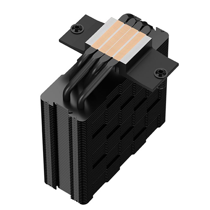 DeepCool AG400 Black ARGB V2 CPU Air Cooler, 120mm PWM Fan, 4 Direct Touch Heat Pipes, Addressable RGB, LGA1851/1700/1200, AM5/AM4 Compatible, High-Performance Single Tower Cooler-CPU Fans & Paste-Gigante Computers