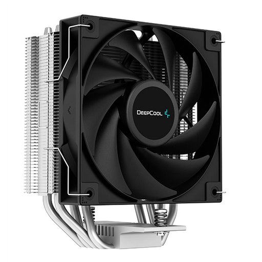 DeepCool AG400 Fan CPU Cooler, Universal Socket, High Efficiency 120mm PWM Cooling Black Fan, 2000RPM, 4 Heat Pipes, 220W Heat Dissipation Power, Unique Matrix Fin Design, Intel LGA 1700 Bracket Included-Fans-Gigante Computers