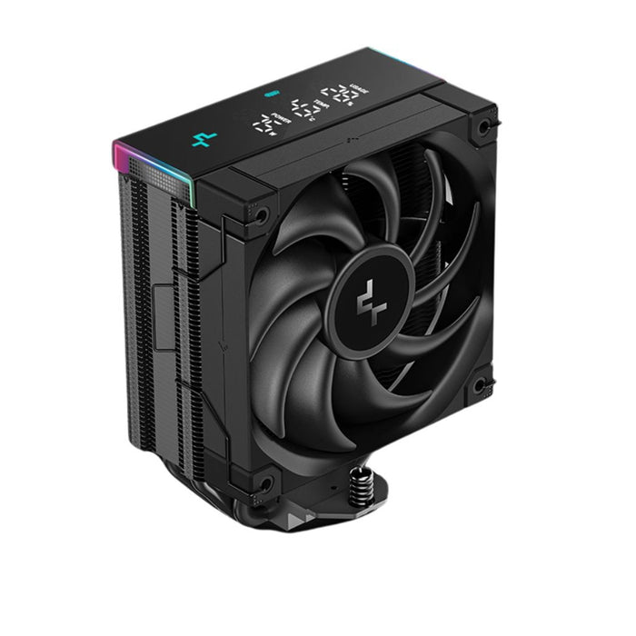DeepCool AK400 Digital Pro CPU Air Cooler, ARGB Fan & Digital Display, 120mm PWM Fan, 4 Copper Heatpipes, Quiet Operation, Intel & AMD Compatible Black-Fans-Gigante Computers