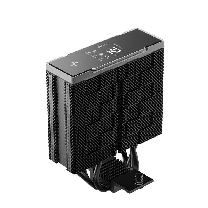 DeepCool AK400 G2 DIGITAL NYX CPU Cooler, Black, 1 x 120mm Fan, 4 x advanced Copper Heatpipes, Intel/AMD-Fans-Gigante Computers