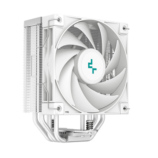 DeepCool AK400 WH Fan CPU Cooler, Universal Socket, High Performance 120mm Silent Hydro Bearing PWM Black Fan, 1850RPM, 4 Heat Pipes, Unique Matrix Fin Design, White Version, Intel LGA 1700 Bracket Included-Fans-Gigante Computers