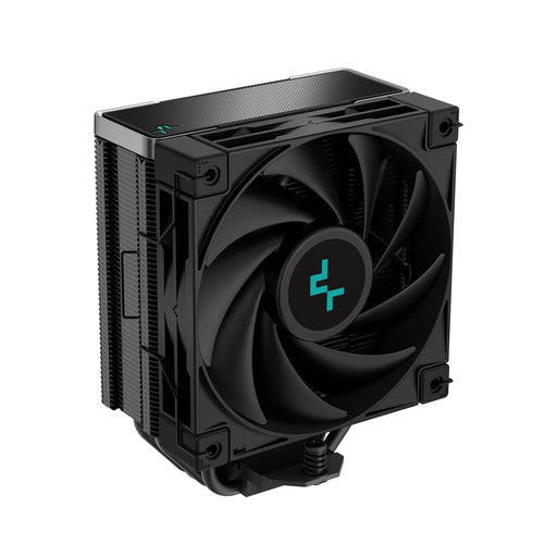 DeepCool AK400 Zero Dark Fan CPU Cooler, Universal Socket, High Performance 120mm Silent Hydro Bearing PWM Black Fan, 1850RPM, 4 Heat Pipes, Unique Matrix Fin Design, All Black, Intel LGA 1700 Bracket Included-Fans-Gigante Computers