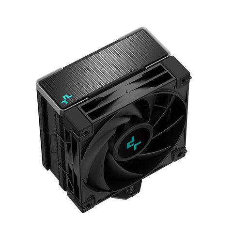 DeepCool AK400 Zero Dark Fan CPU Cooler, Universal Socket, High Performance 120mm Silent Hydro Bearing PWM Black Fan, 1850RPM, 4 Heat Pipes, Unique Matrix Fin Design, All Black, Intel LGA 1700 Bracket Included-Fans-Gigante Computers