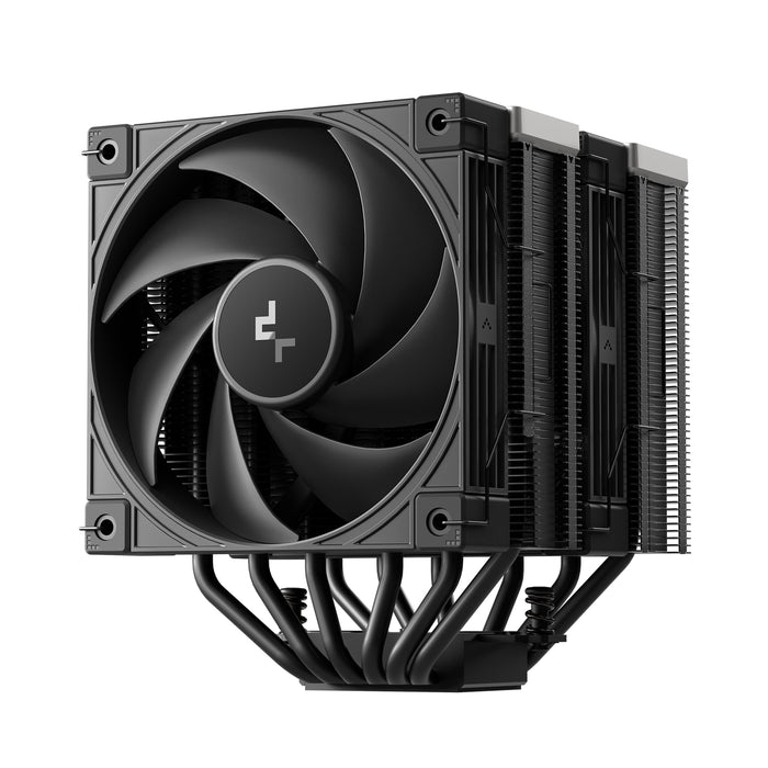 DeepCool AK620 G2 DIGITAL NYX Dual Tower CPU Cooler, Black, 2 x 120mm Fan, 6 x advanced Copper Heatpipes, Intel/AMD-Fans-Gigante Computers