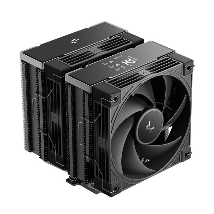 DeepCool AK620 G2 DIGITAL NYX Dual Tower CPU Cooler, Black, 2 x 120mm Fan, 6 x advanced Copper Heatpipes, Intel/AMD-Fans-Gigante Computers