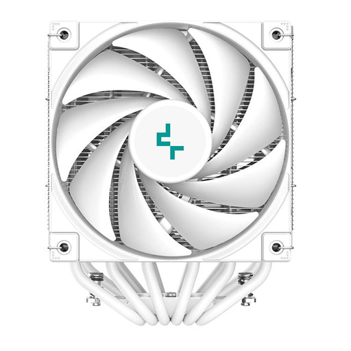 DeepCool AK620 WH Fan CPU Cooler, Universal Socket, Dual Powerful 120mm FDB PWM White Fans, 1850RPM, 6 Heat Pipes, 260W Heat Dissipation Power, Unique Matrix Fin Design, White Edition, Intel LGA 1700 Bracket Included-Fans-Gigante Computers