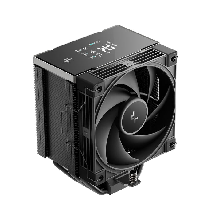 DeepCool AK700 DIGITAL NYX CPU Cooler, Black, 1 x 120mm Fan, 7 x advanced Copper Heatpipes, Intel/AMD-Fans-Gigante Computers