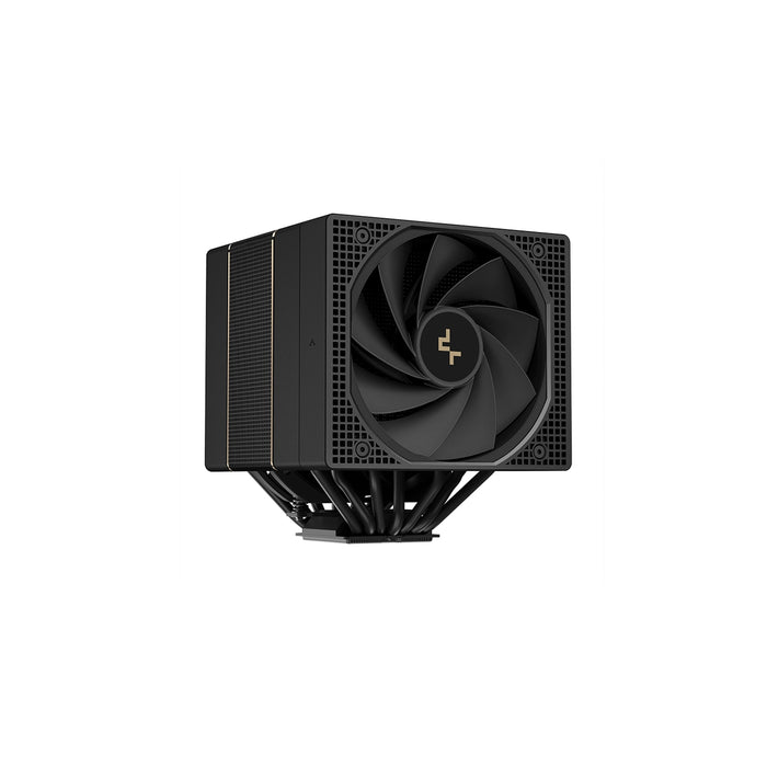 DeepCool ASSASSIN VC ELITE Black Dual-Tower CPU Cooler Vapor Chamber Base, 7 Heatpipes, 300W TDP, Quiet Dual Fans (140mm + 120mm), Dual Performance/Quiet Modes, Universal Socket Support-Fans-Gigante Computers