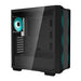 DeepCool CC560 Case, Gaming, Black, Mid Tower, 1 x USB 3.0 / 1 x USB 2.0, Tempered Glass Side Window Panel, DeepCool Blue LED Fans, ATX, Micro ATX, Mini-ITX-Cases-Gigante Computers