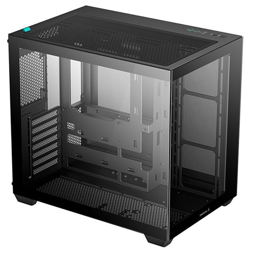 DeepCool CG530 Dual-Chamber Mid Tower Case, Tempered Glass Panels, Advanced Cooling Support, Exceptional Cable Management, Black-Cases-Gigante Computers