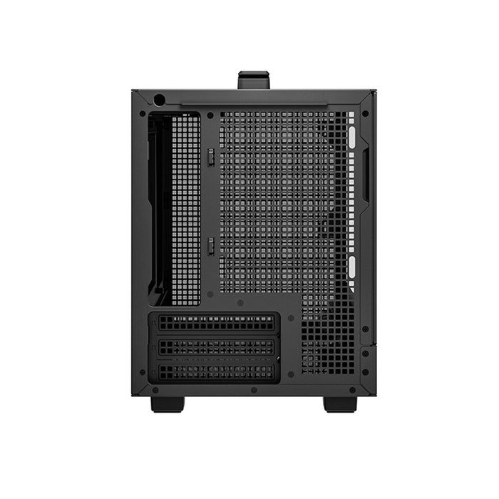 DeepCool CH160 Ultra-Portable Gaming Case Black Micro Tower with Tempered Glass Side Window Panel, Advanced Cooling, USB 3.0/USB-C Ports, Pre-Installed Fans, Mini-ITX-Cases-Gigante Computers