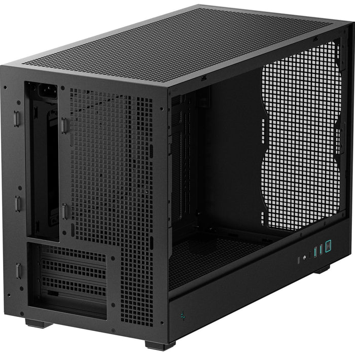DeepCool CH260 Micro-ATX Case, High-Airflow Compact PC Case with Tempered Glass Panel, USB-C Port, Supports 360mm Radiator, ATX PSU, Black-Cases-Gigante Computers