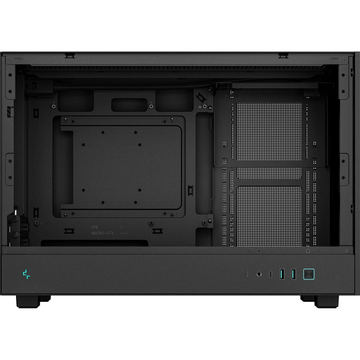 DeepCool CH260 Micro-ATX Case, High-Airflow Compact PC Case with Tempered Glass Panel, USB-C Port, Supports 360mm Radiator, ATX PSU, Black-Cases-Gigante Computers